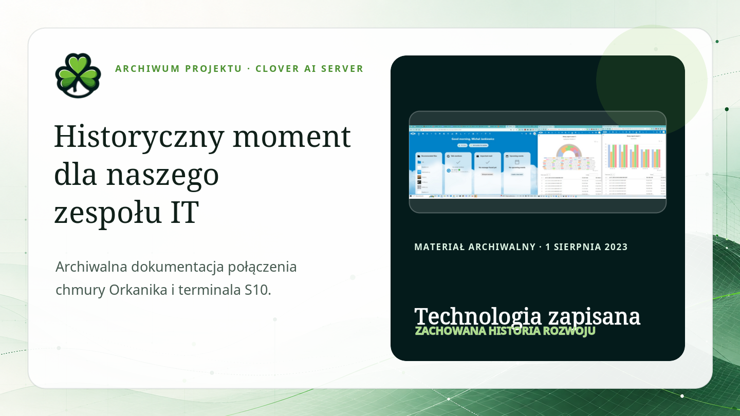 Grafika artykułu: Historyczny moment dla naszego zespołu IT