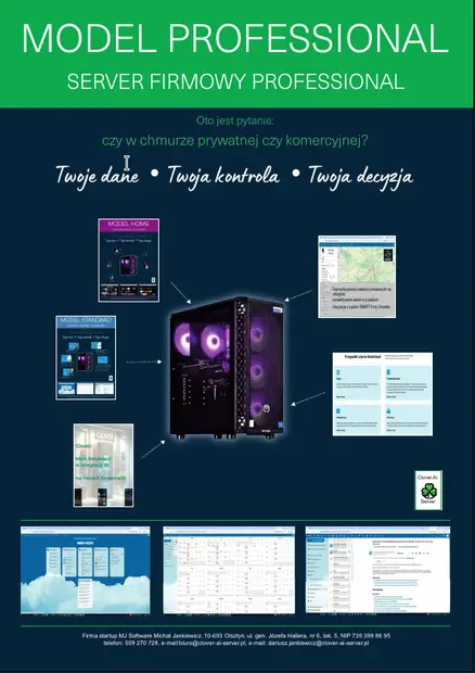 Pełna ilustracja modelu Clover AI Server Professional